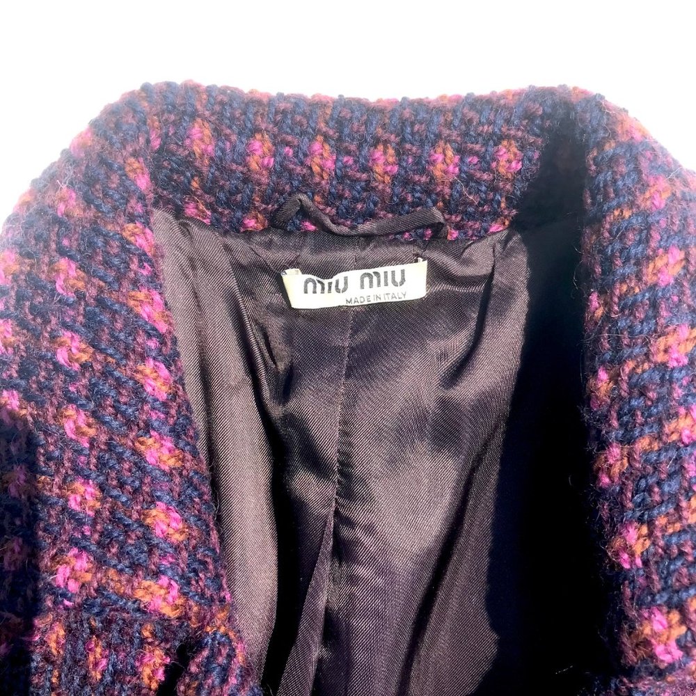 Vintage Miu Miu! Two-piece tweed suit set. - Picture 4 of 16